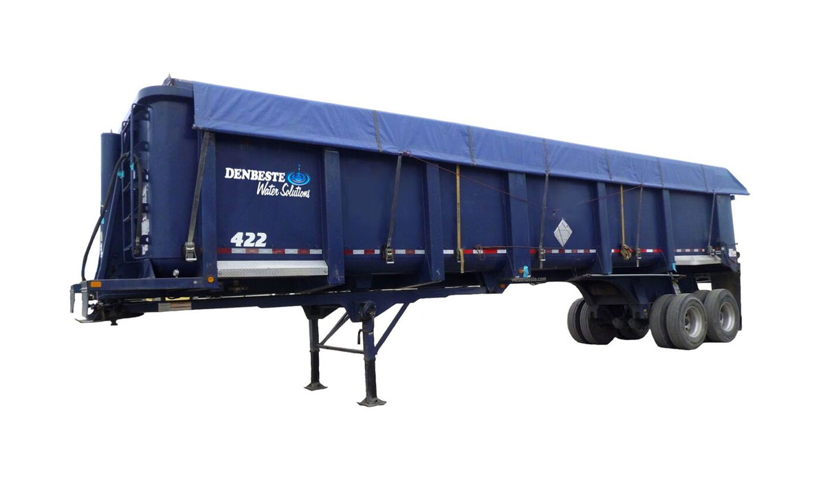 Rent high side trailers from DenBeste environmental equipment.